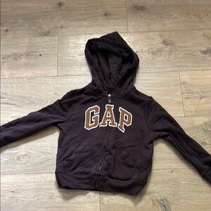 GAP Kids Brown zip Up Hoodie